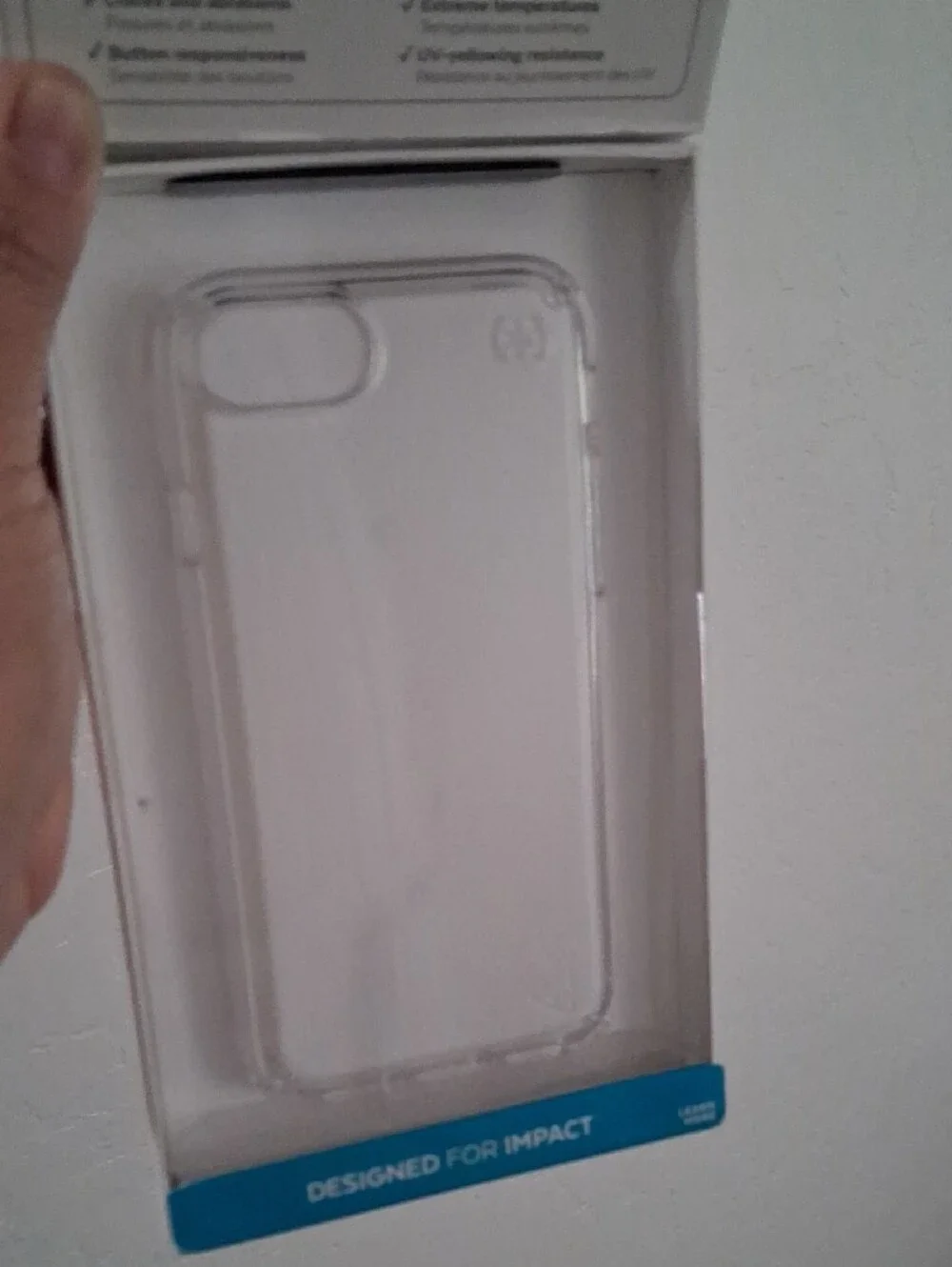 iphone 6s|7|8 speck Presidio Clear Transparent Phone Case — Clear